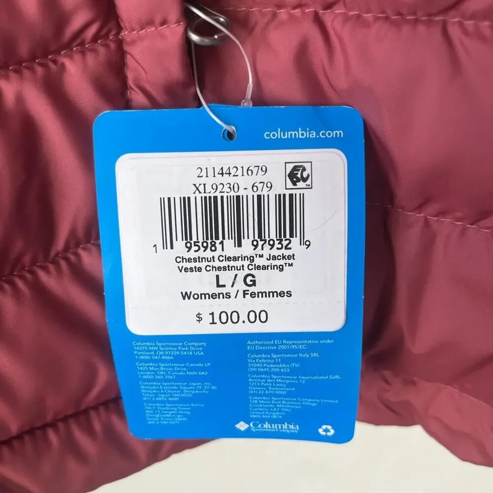 NWT Columbia Chestnut Clearing Puffer Jacket large - Picture 6 of 10